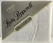 Lady Pepperell Twin Flat Sheet White Vintage