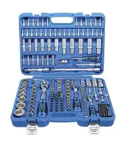 BGS 2243 | Socket Set Hexagon | 6.3 mm (1/4") / 10 mm (3/8") / 12.5 mm (1/2")...