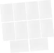 Gatuida Acrylic Photo Frame DIY Sheets 10pcs Replacement Cards Acrylic Boards for DIY Display Projects