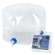 Collapsible Water Container with Spigot, 2.6 Gallon (10L) BPA Free Storage Ju...