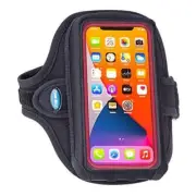 AB92 Cell Phone Running Armband Holder for iPhone 11/12/13 Pro Max, Black