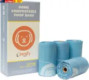 Compostable Dog Poo Bags (60 Bags) - Certified Compostable Biodegradable Waste -