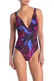 Miraclesuit Gitano Rumba One-Piece Zinfandel Red Women’s Size 14 L74602