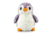Korimco 23cm Sparkle Penguin Kids Soft Animal Plush Stuffed Toy 3y+ Purple