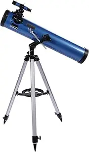 125mm Large Astronomical Telescope Educational Reflector Kids Observation Monocular Dual Use Home Decor Blue