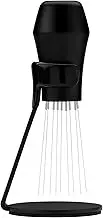 Normcore WDT Distribution Tool with Stand V3-9 Prong Needle Espresso Stirrer - 18 Needles 0.25mm / 0.3mm Thick Spring Wires - Weiss Distribution Technique - Anodized Aluminum Handle