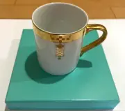 Tiffany & Co. Imperial Frank Lloyd Wright Mug Gold Rims H9cm D7.5cm w/Box New