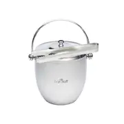 BarCraft Stainless Steel Ice Bucket w/ Lid & Tongs - Silver