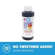 Hypothermias CAPPUCCINO Flavor Syrup Snow Cone machine Concentrate UNSWEET