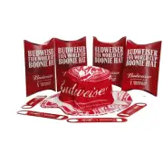 4 x Budweiser FIFA World Cup 2022 Red Boonie Hats & Bottle openers. Official