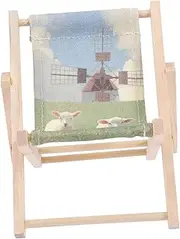 HAWILLOSCH Beach Chair Phone Holder Adorable Desk Stand for Mobile Phones Cute Canvas and Design Functional Cellphone Holder for Watching Movies and Live Streaming Great Desktop Ornament