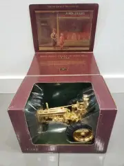 RARE 1/16 John Deere Model A with Man "Gold Edition" Tractor by ERTL W/Box!