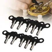 10Pcs/Set Steel Clock Key Keys Winding Bracket Clocks Repair Accessory Kits HR6