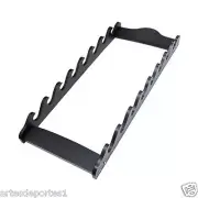 8 Tier Display Stand Samurai Ninja Katana Japanese Kendo Sword Wall Mount New