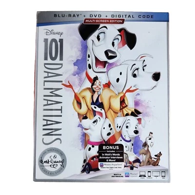 101 Dalmatians Blu-Ray + DVD + Digital Walt Disney Signature Collection New