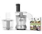 Veggie Bullet Slicer Shredder Spiralize Electric Food Processor 12 Piece Set NIB