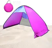 Beach Sun Shelter | Easy Setup Sun Shade Shelter for Beach | Lightweight UV Protection Cabana with Ventilation for Fishing Camping Park Outdoor Activity Picnics