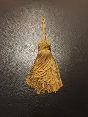Antique Clock Parts-Tassel For Grandfather Clock Key- Gold - NEW.