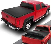 DNA MOTORING TTC-TRISOFT-023 Pickup Truck Rear Trunk Bed Soft Tri-Fold Adjustable Tonneau Cover