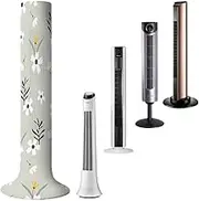 Daisy Pattern Tower Fan Stand Cover - Dust-Proof Protective Sleeve for 37-49 Inch Vertical Fan