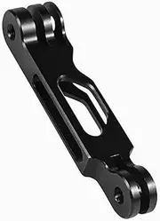Goliton Riding Mount, Metal Extension Rod, Helmet Extension Pole Compatible with Gopro 11/10/9/ insta360 X3 Camera (85mm)