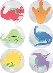 READY 2 LEARN Giant Stampers - Dinosaurs - Set of 6 - Easy to Hold Foam Stamps for Kids - Arts and Crafts Stamps for Displays, Posters, Signs and DIY Projects