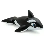 Intex Giant Whale Ride On Pool/Swimming 193cm Inflatable Floating Toy Kids 3+