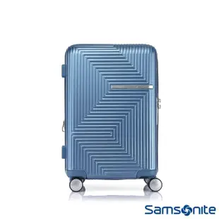 【Samsonite 新秀麗】20吋AZIO防盜拉鍊PC可擴充飛機輪登機箱/行李箱(多色可選)