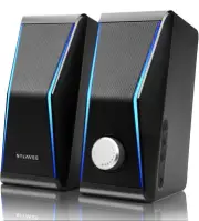 Computer Speaker RGB Bluetooth 5.0 Hifi Desktop Computer Speaker USB For PC