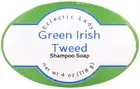 Green Irish Tweed Shampoo Soap Bar By Eclectic Lady, 4 oz Bar