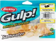 Berkley Gulp! Saltwater Fishing Soft Bait Gulp! Sand Crab Flea Amber Glow