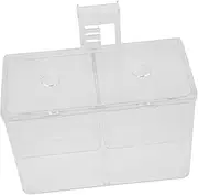 Aquarium Fish Breeding Box Portable Separator Incubation Container with Suction Cup for Isolating Pregnant and Newborn Fish Your Fish Tank