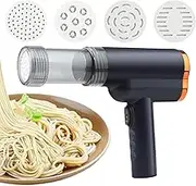 Pasta Machine Electric | Noodle Machine,Cordless Making Handheld Mixer Accessory Portable for Home Cooking Pizza Food Vegetable Prep Kitchen