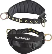 Tongue Buckle Body Belt with Hot-Pressing Waist Pad and 2 Side D-Rings Personal
