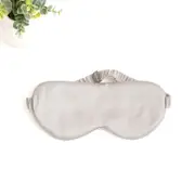 Renee Taylor 100% Mulberry Silk Eye Mask Silver