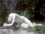 Art Bouguereau Nude Ceramic Mural Backsplash Bath Tile #1452