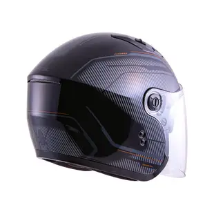 【SOL Helmets】SO-12開放式安全帽 (極光_黑/橘) ｜ SOL安全帽官方商城