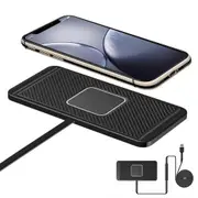 Wireless Car Charger Pad 15W Fast Charging for iPhone 16 Pro Max 15 14 13-USB