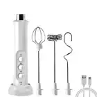 3 In 1 Portable Rechargeable Electric Milk Frother Foam Maker Handheld Foamer