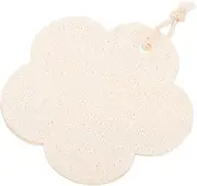WOONEKY Flower Shape Loofah Body Scrubber Soft Bath Sponge for Exfoliating Deep Cleaning for Daily Shower Use Creates Rich Foams for Smooth Skin