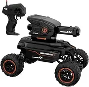 Binxind RC Drift Tank Toy Multifunction Armored Vehicle Remote Control Water Bomb Car Multiplayer Competitive Gift Easy to Use -Orange