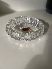 UNIQUE Echt Bleikristall QUIST Hand Cut West Germany VINTAGE Crystal Ashtray