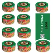 10 x 160g Ayam Brand Chili Tuna Canned Food M'sia Favourite Ready To Eat