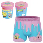 Tv Shows Crazy Boxers SpongeBob SquarePants Dessert Boxer Briefs in Ice Cream Box XLarge (40-42)