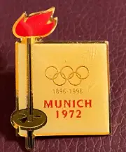 MUNICH 1972 - OLYMPIC TORCH PIN