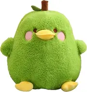 12 "Kawai Duck Plush Pillow Fruit Stuffed Toys Plush Toys Embrace Super Soft Toys (Green)
