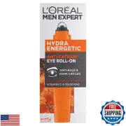 L'Oreal Men Expert Hydra Energetic Eye Roll-On, Multicolor, 10 ml