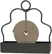 Vgvgaj Coil Incense Burner | Metal Coil Holder with Handle - Fireproof Hanger with Handle, Home Decoration, Decorative Censer, Ash Catcher for Indoor Bedroom