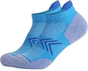 [XPBEW] Womens Running Socks Cushioned Sports Socks Ankle Socks for Walking Cycling Cotton Socks Trainer Socks