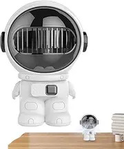 Bladeless Desk Fan - Astronaut Shape Small USB Desk Fan,Electric USB Handheld Portable Cooling Tool for Dormitory Bedroom Home Kitchen